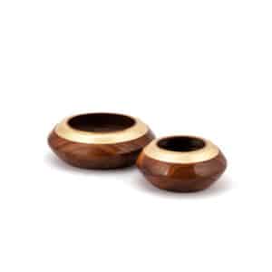 Rosewood Gold Bowl - Set of Two