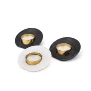 Sangemarmar Tea Light White - Set of Three
