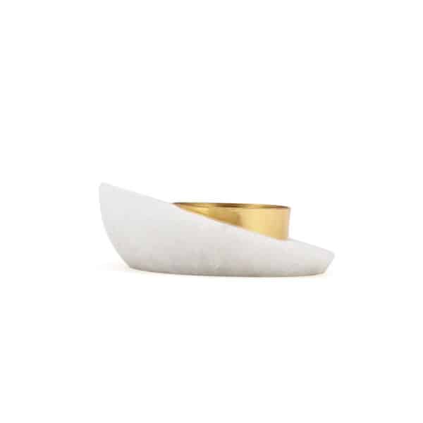 Sangemarmar Tea Light White - Set of Three - Image 2