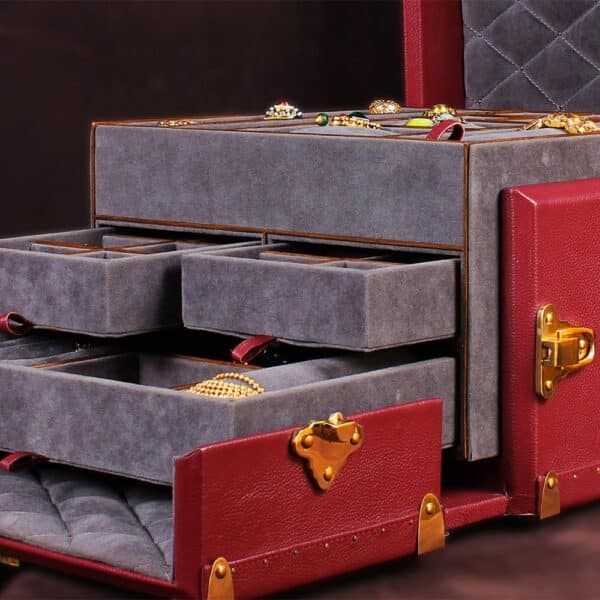 Maroon Glory  Jewelry Trunk - Image 7