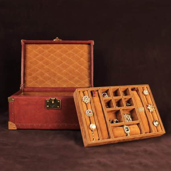 Brown Glory Jewelry Trunk - Image 3