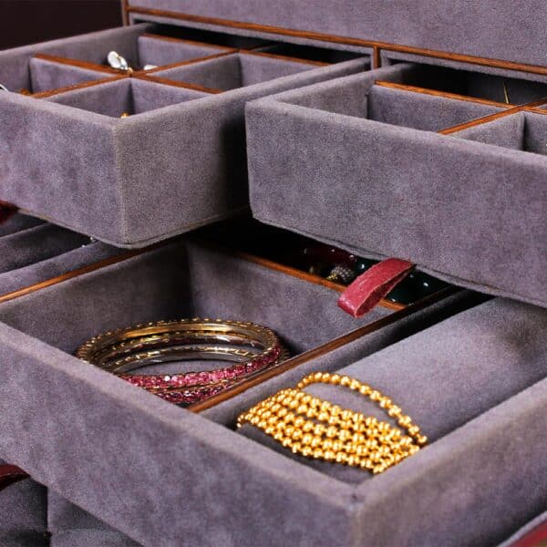 Maroon Glory  Jewelry Trunk - Image 5
