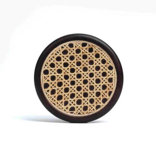 Rosemary Walnut Oval Wicker Trivet - Image 3