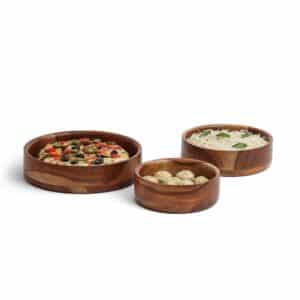 Hugh Fringe  Bowls - set of 3