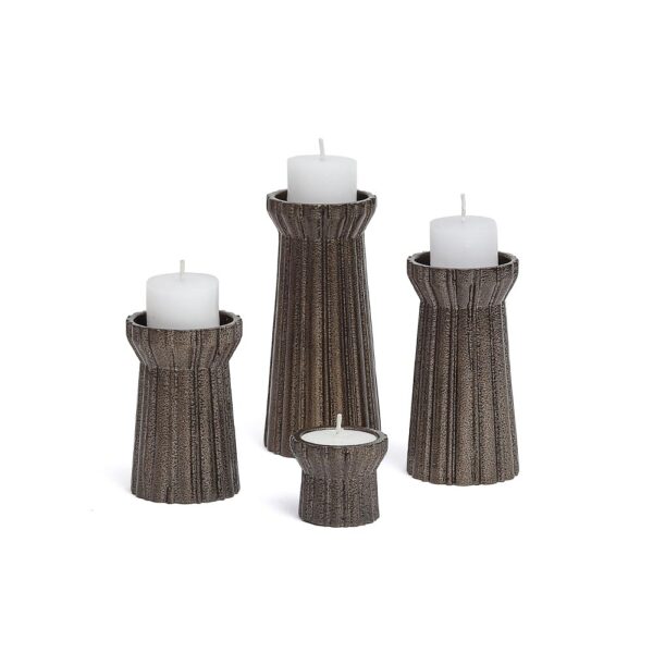 Qutub Gold Candle Stand - T light - Image 2