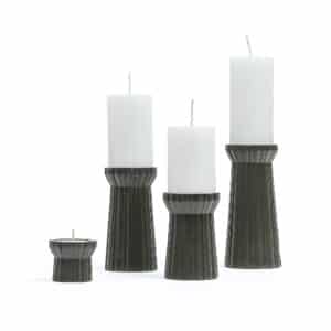 Qutub Jade Candle Stand - set of 4