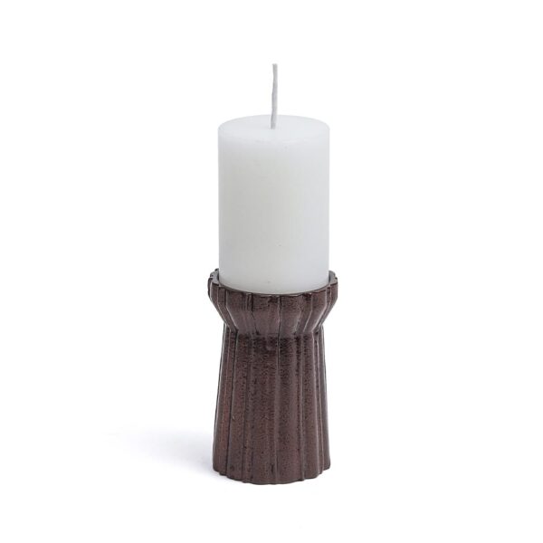 Qutub Copper Candle Stand - Small