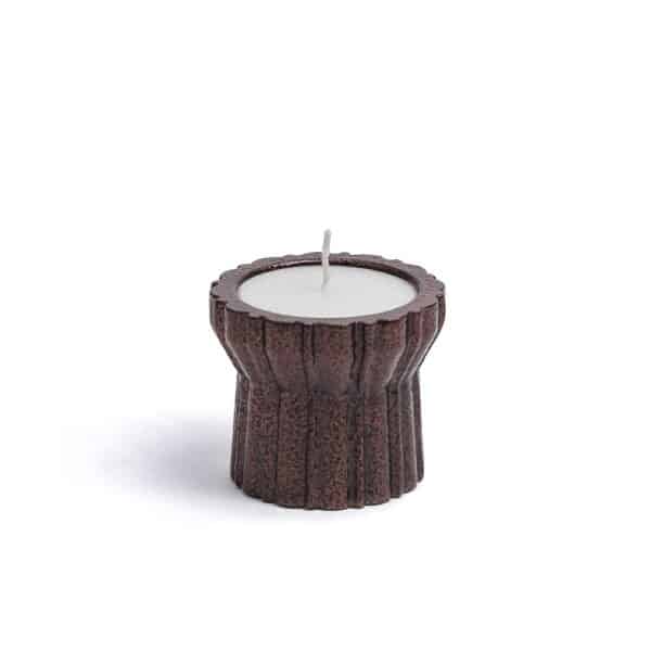 Qutub Copper Candle Stand - T light