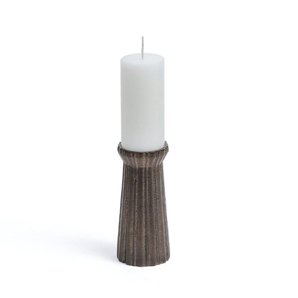 Qutub Gold Candle Stand - set of 4 - Image 2
