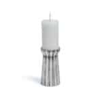 Qutub Silver Candle Stand - set of 4 - Image 3