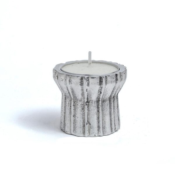 Qutub Silver Candle Stand - T light