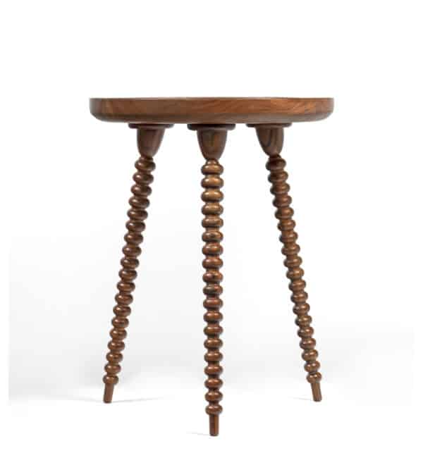 Trio Walnut Side Table - Image 2