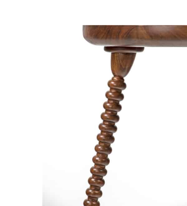 Trio Walnut Side Table - Image 4