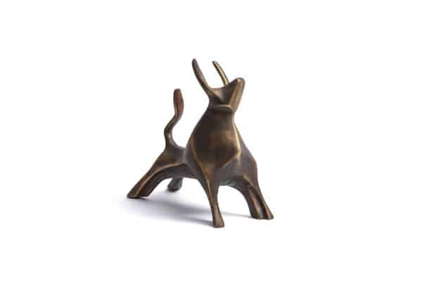 Bull - sculpture brass - Image 2