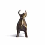 Bull - sculpture brass - Image 3