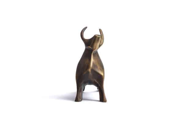 Bull - sculpture brass - Image 3