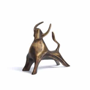 Bull - sculpture brass