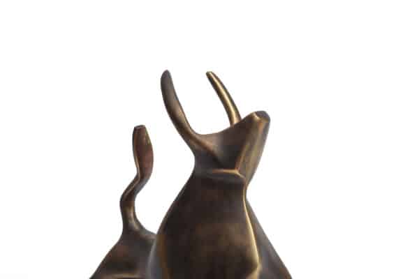 Bull - sculpture brass - Image 4