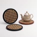 Rosemary Natural Disc Wicker Trivet - Image 4