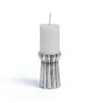 Qutub Silver Candle Stand - Small