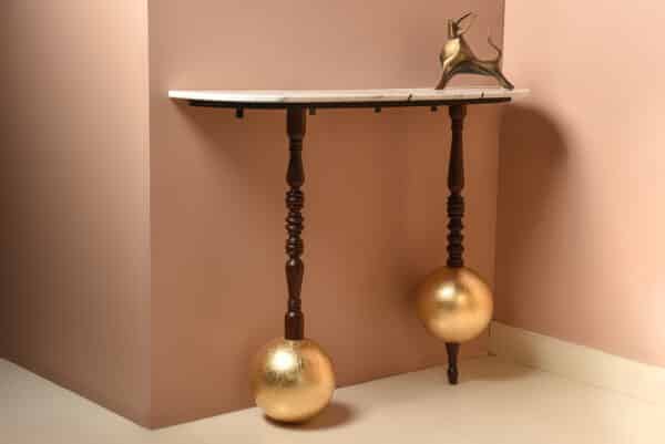 Globule Gold Leafing Console - Image 4