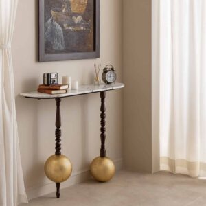 Globule Gold Leafing Console