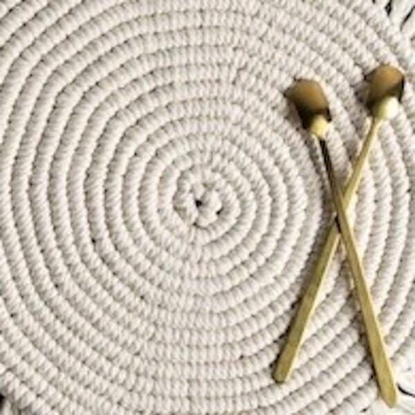 Handcrafted Macrame Table Placemats (set of 2) - Image 3