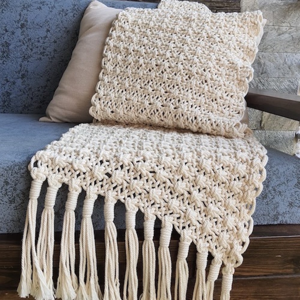 Handcrafted Sofa Throw