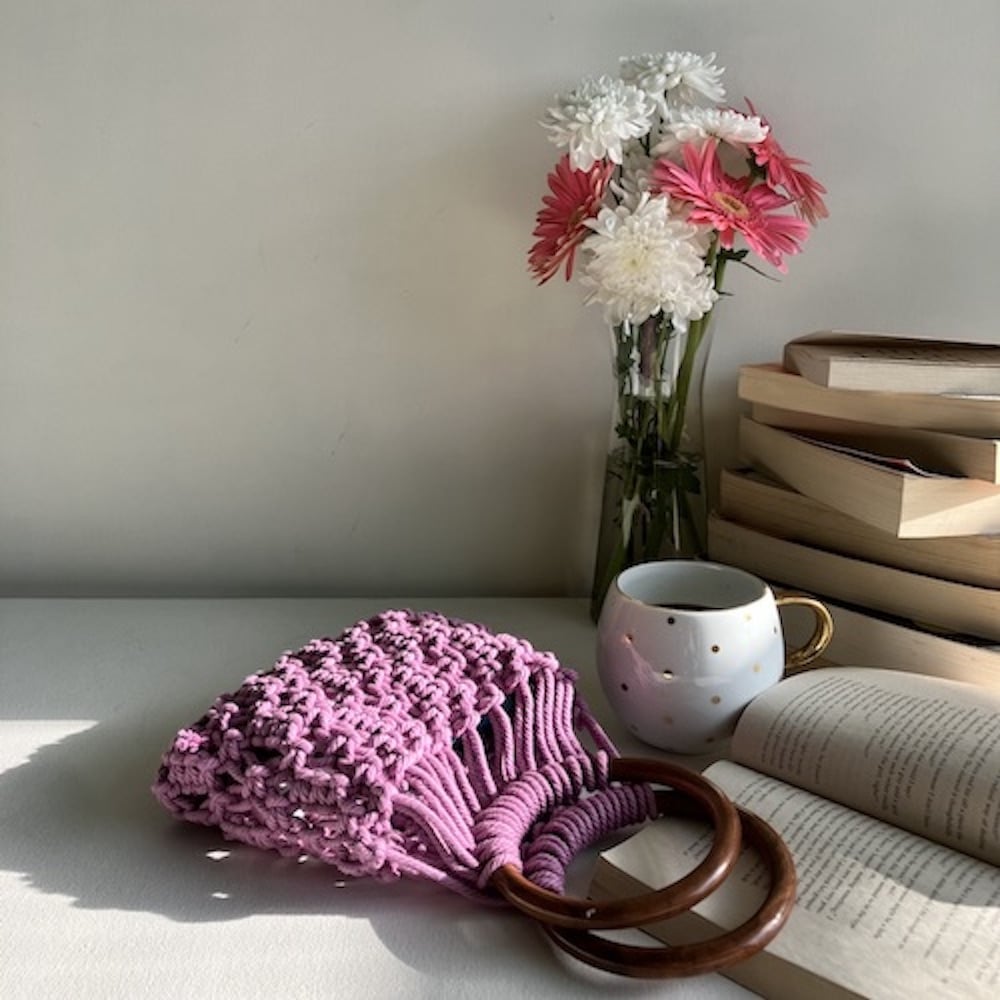 "On-The-Go" Handbag - Magenta - Image 3