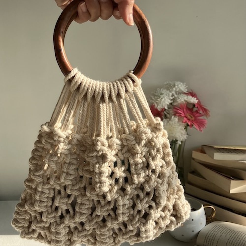 "On-The-Go" Handbag - Offwhite - Image 2