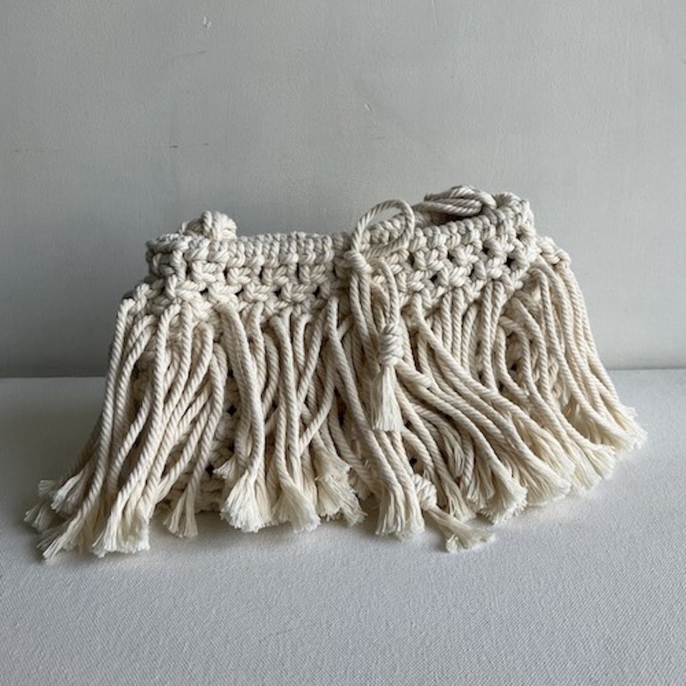 "Freya" Handcrafted Macrame Bag