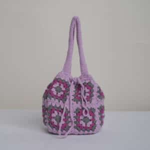 The Purple Crochet Tote