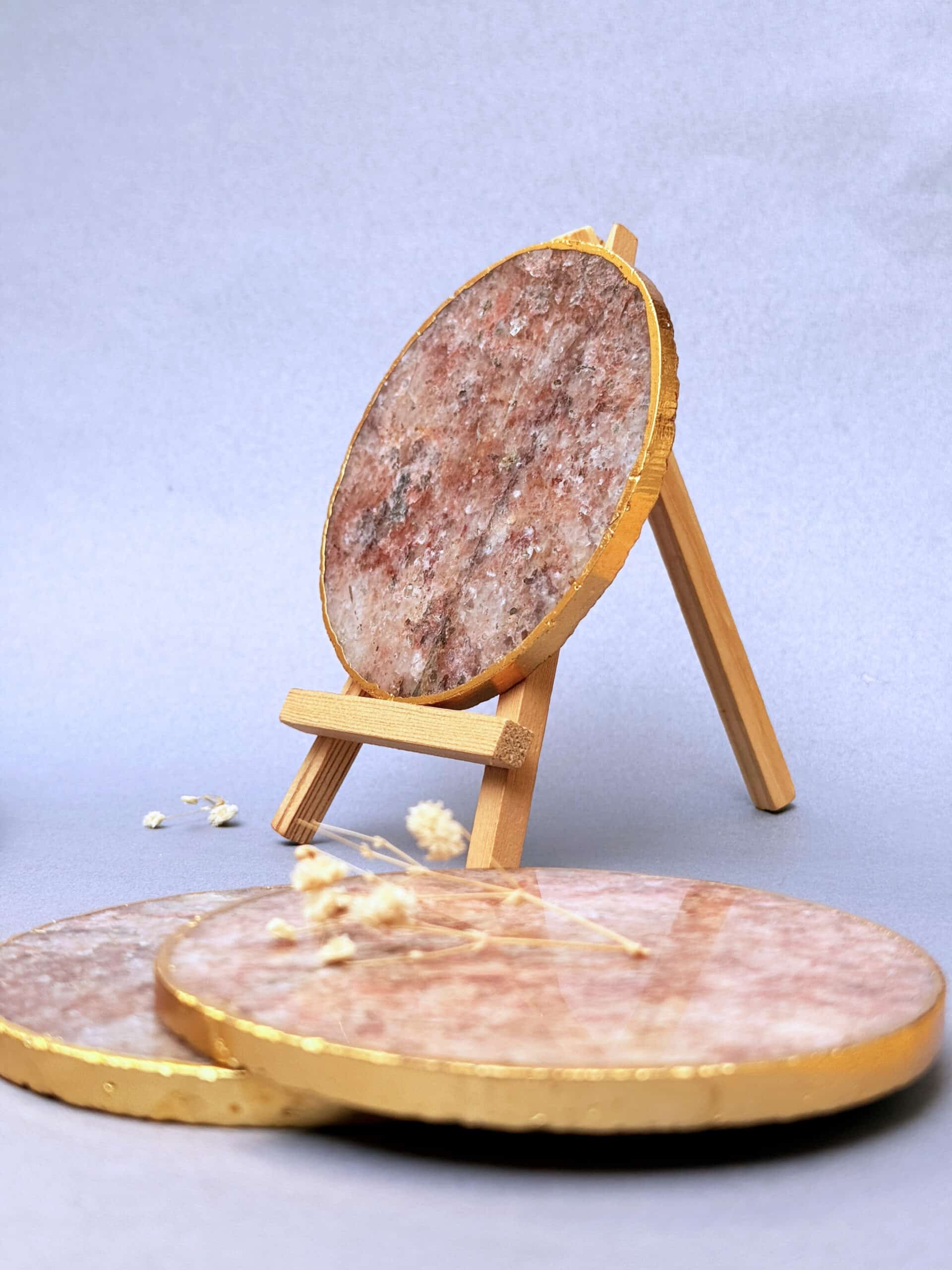 Golden Round Coasters - 5